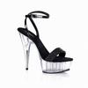 Hot-selling high-heeled rhinestone wedding shoes matte suede sandals waterproof table 15cm stiletto diamond-encrusted Roman sandals