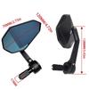 Motorcycle Handlebar End Rearview Mirror Side Mirror 360° Adjustable For Yamaha MT-07 MT-09 BMW Honda CB650R Ducati Kawasaki