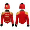 Girls Circus Ringmaster Costume Set with Jacket Hat Stand Collar Long Sleeve Fringe Epaulet
