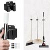 4Pcs Wall Mounted Mop Storage Clips Rack Hanging Brush Broom Hanger  Shelf Accessories