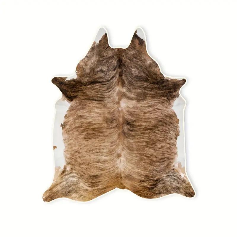 Imitation Animal Skin Cowhide Household Stain-resistant Machine Washable Home Decoration Carpet