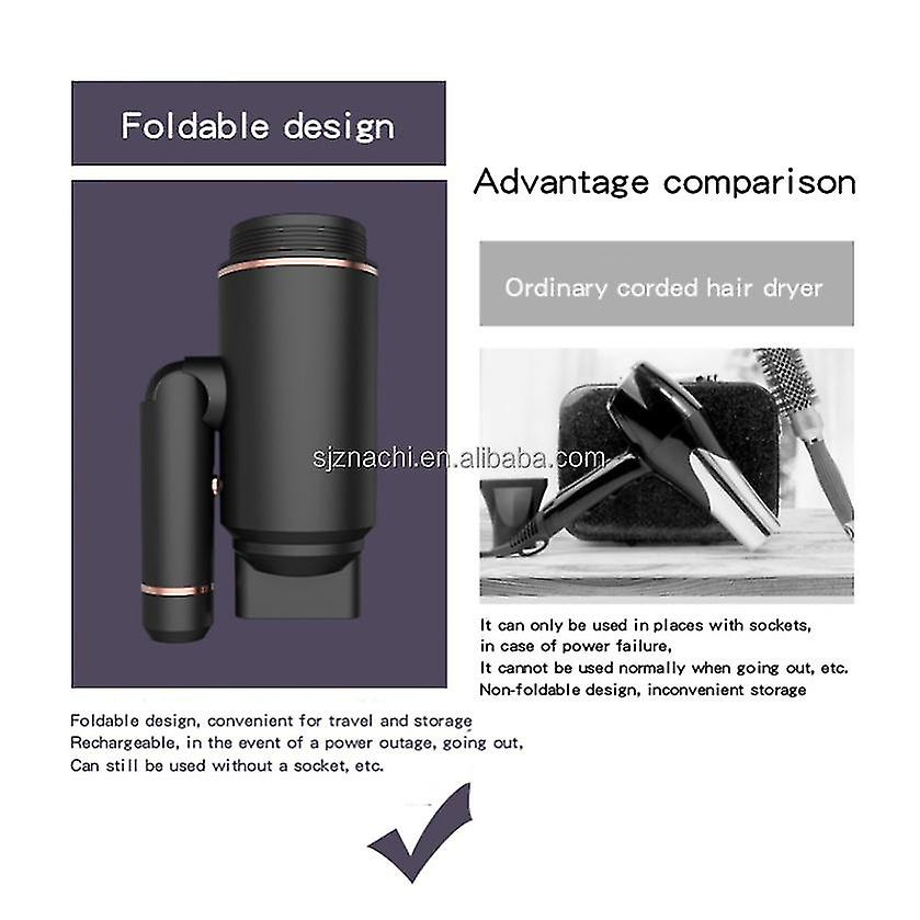 Беспроводной фен салонного качества Первый в мире беспроводной фен без лезвий