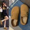 Fashion Flats Slip-on Platform Autumn Casual Female Sneakers Dress Slip On Retro Creepers Fall 2024 New Leisure Zapatillas Mujer