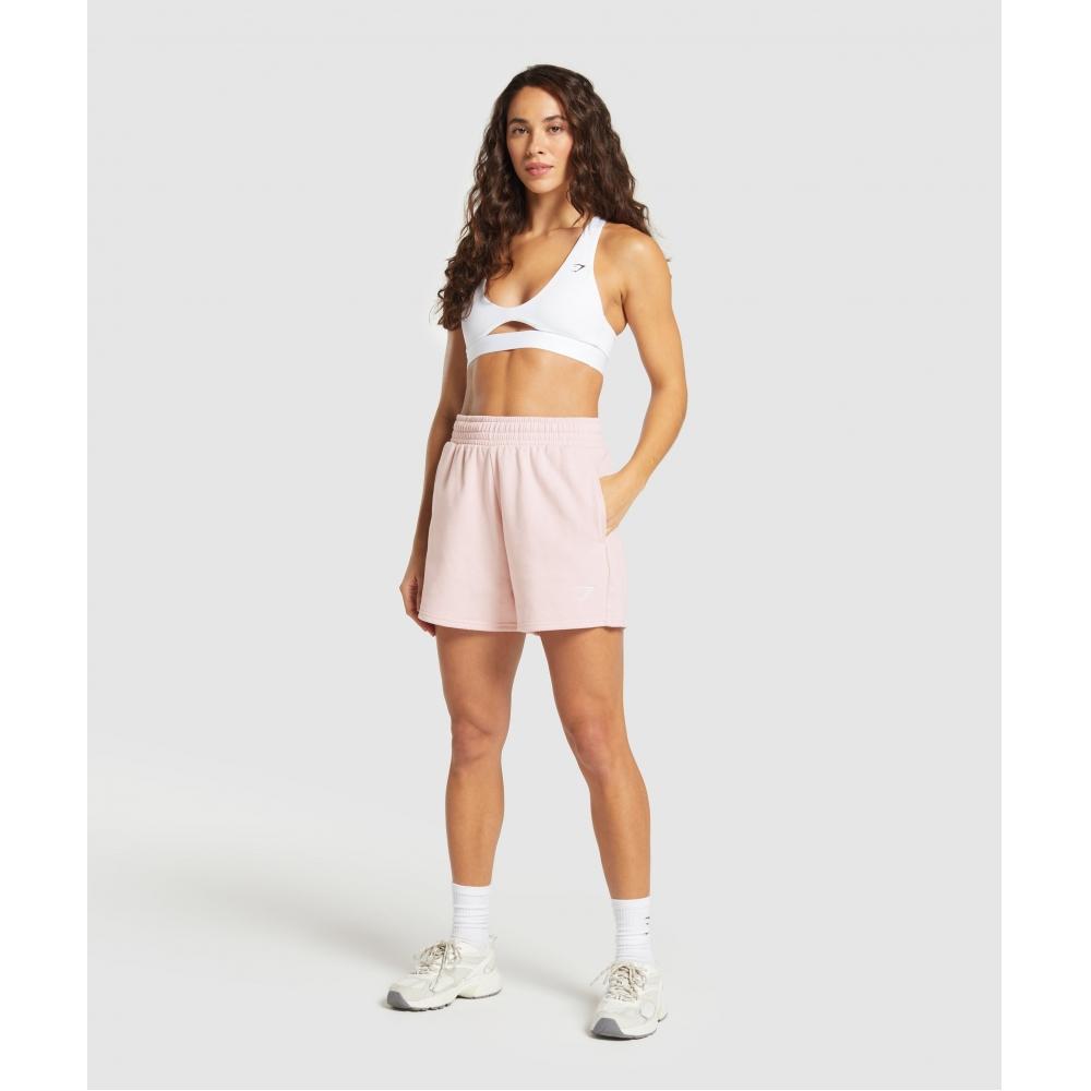 Gymshark Тренировочные флисовые шорты Ярко-розовые B6a1p Kcpj