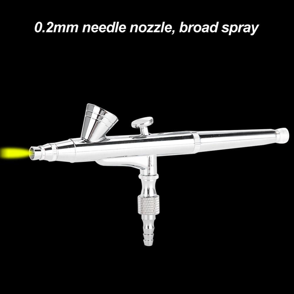 0.2Mm Nozzle Size Double-Action Airbrush Nail & Body Paint Sprayer Body Art Makeup Coloring Work