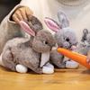Toy Rabbit Plush Cartoon Stuffed Doll Animal Room Decoration Kids Cute Gift