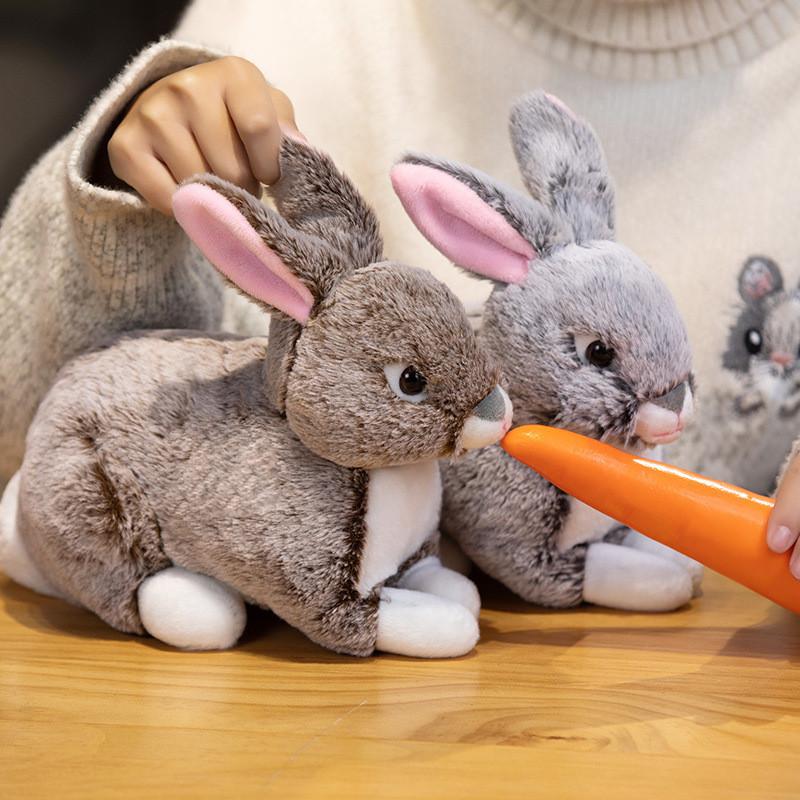 Toy Rabbit Plush Cartoon Stuffed Doll Animal Room Decoration Kids Cute Gift