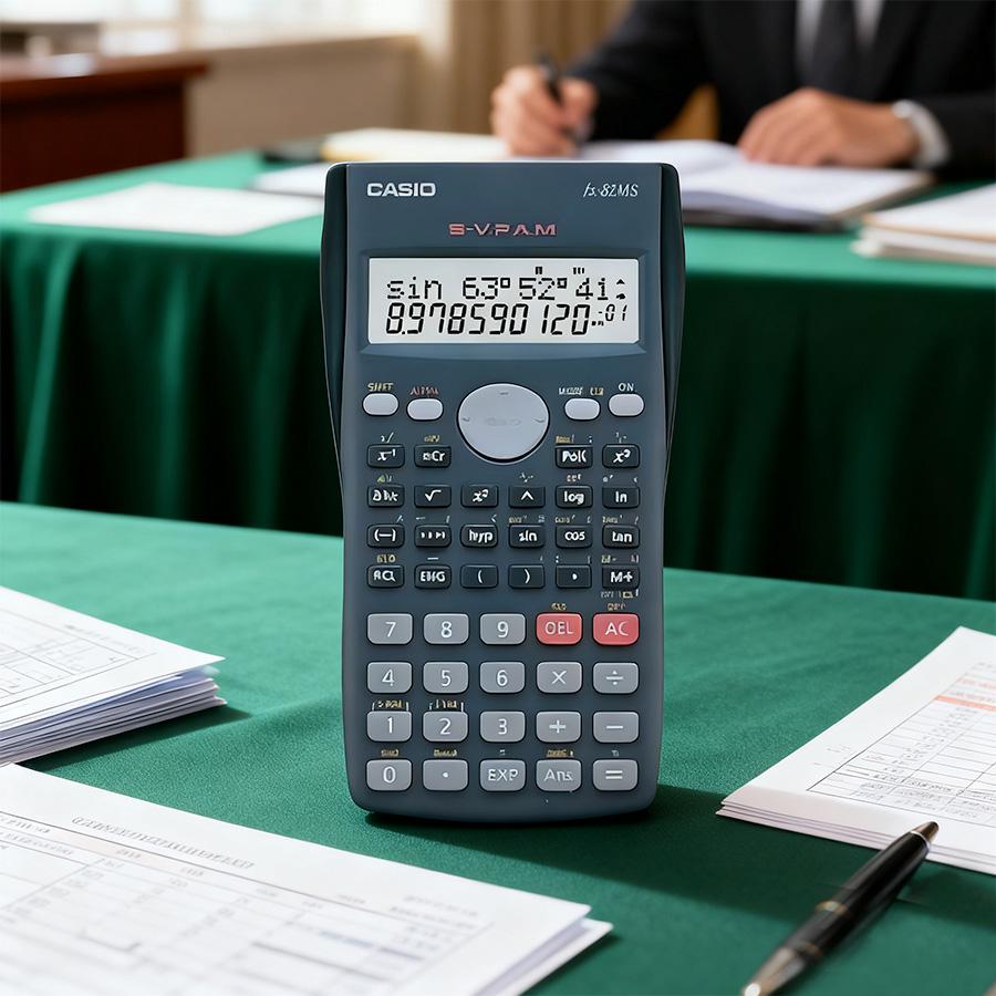 Casio Научный калькулятор - Подходит для работы и школы FX-82MS-DEEP-BLUE