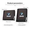 Car Mounted Driver License Holder Wallet Luxury Leather Design For BMW G30 G20 M3 M5 E91 E92 E93 E36 E70 X3 X4 X5 X1 E39 F30 cwdf40