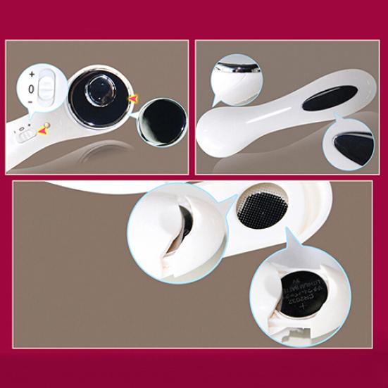 Электрический массажер для очищения лица Анионный импорт Подтяжка лица Инструмент для ухода за кожей