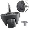 Front Wheel Assembly Replacement Castor Wheel Home Cleaning Use Black Detergent Compatible With Multiple Models