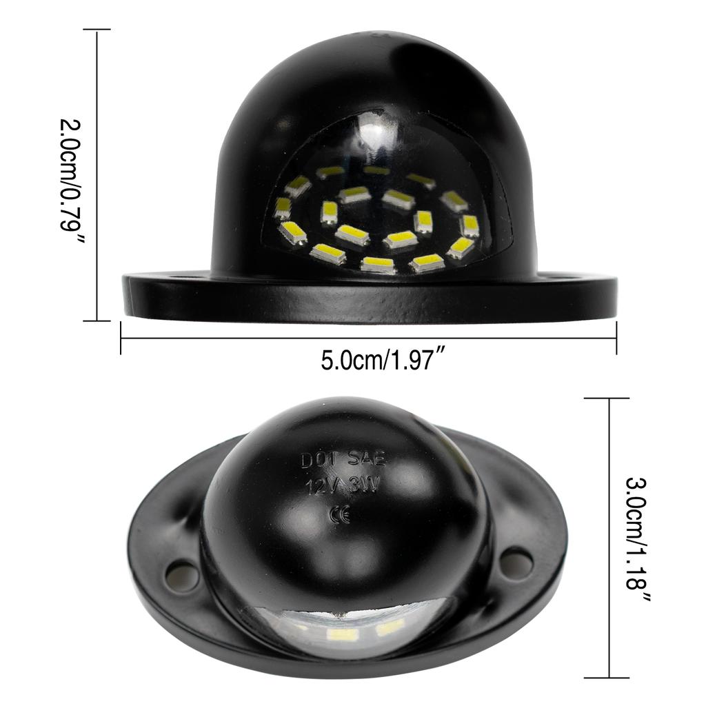 Фонарь для номерного знака пикапа, задний фонарь для бирки, совместимый для Dodge Ram 1500 2500 3500 1994-2001 6000K, белый, 2 упаковки, грузовик