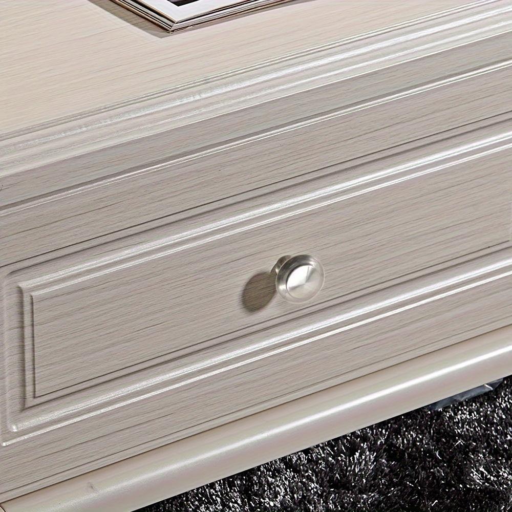 20pcs Kitchen Cabinet Knobs Brushed Metal Stainless Steel Drawer Pulls Hardware KnobsBedroom Dresser Knobs with Two Sizes of Screws,with Screwdriver