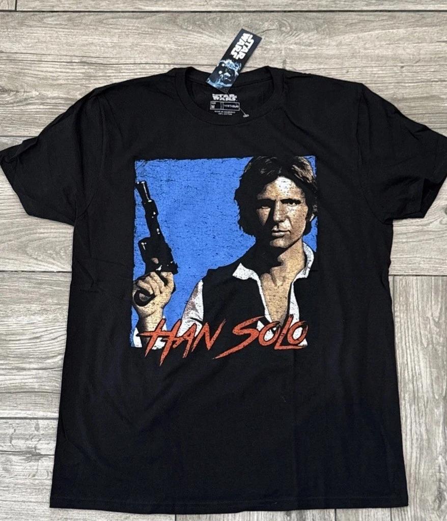 2018 Star Wars Han Solo T-Shirt Officially Licensed Size Medium