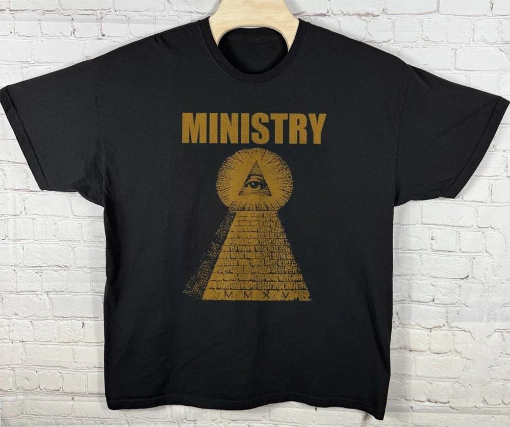 Ministry - Pyramid Eye Unisex Black T-shirt S-