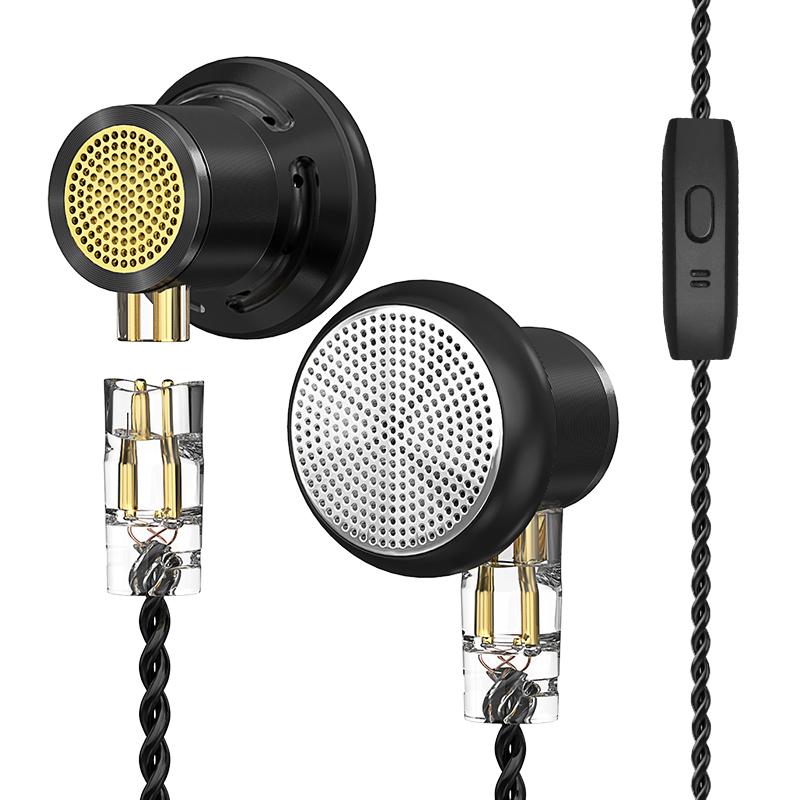 ND DTS 14.2MM 1BA Плоский штекер HIFI Мониторинг Музыка Проводные Наушники Игра Спорт Офис Вкладыши Сменный Кабель Вкладыш 3.5MM 2 PIN