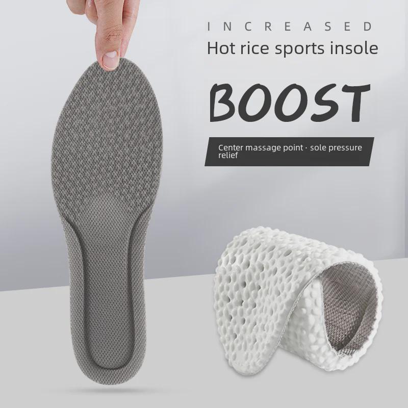 Дышащие амортизирующие стельки унисекс: Антизапах, впитывает пот, мягкая подошва для облегчения боли, идеально подходит для спорта, лета и военных тренировок