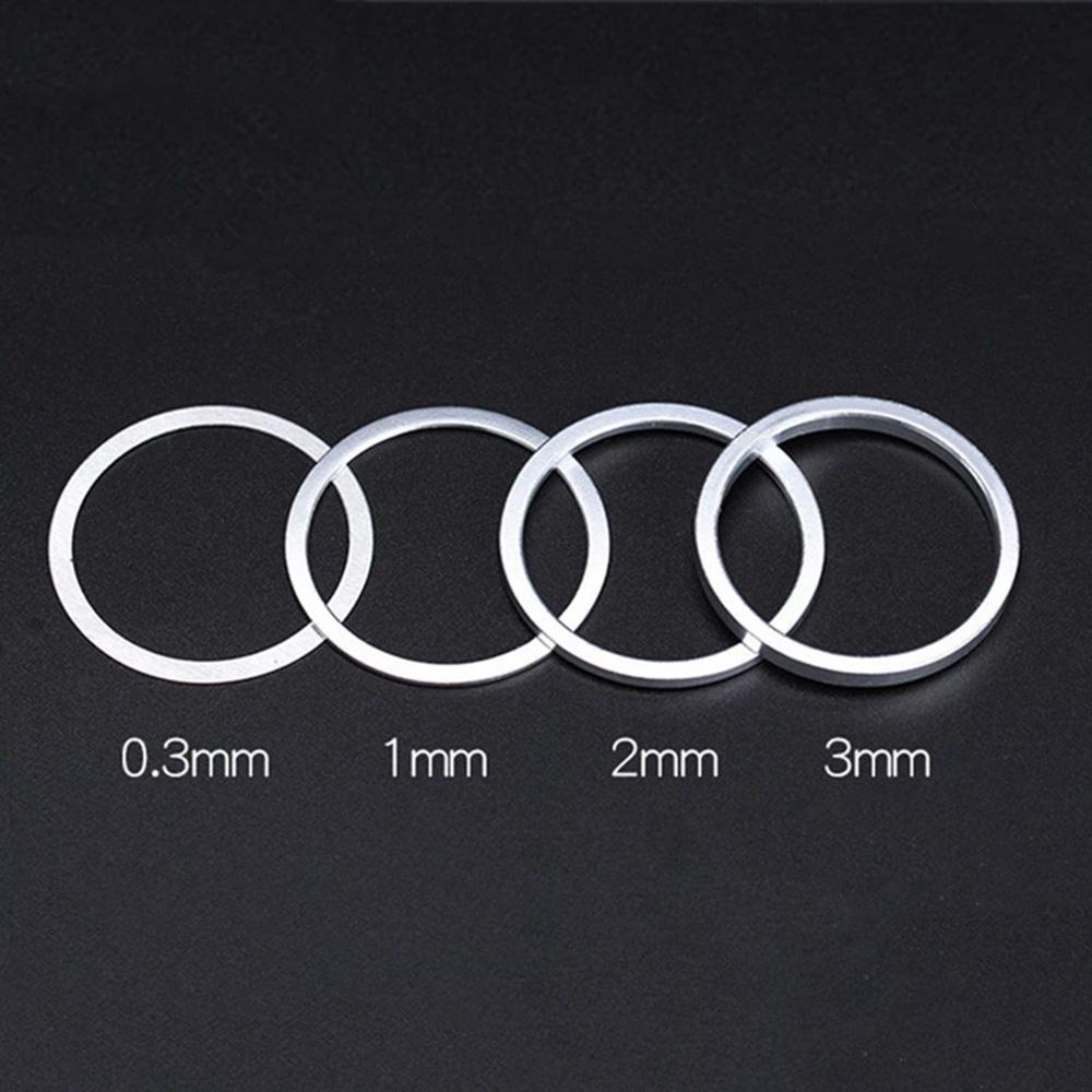 Аксессуары Велосипедная передняя вилка Тонкая настройка Проставочное кольцо Велосипедная рулевая колонка Проставочное кольцо Регулировочная шайба Прокладка