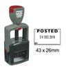 Printtoo Self Inking Heavy Duty Dater Stamp With Posted By Text And Sign Space Date Rubber