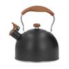 2.5L Capacity Stainless Steel Kettle Folding Handle Whistling Tea Pot  Coffee Making