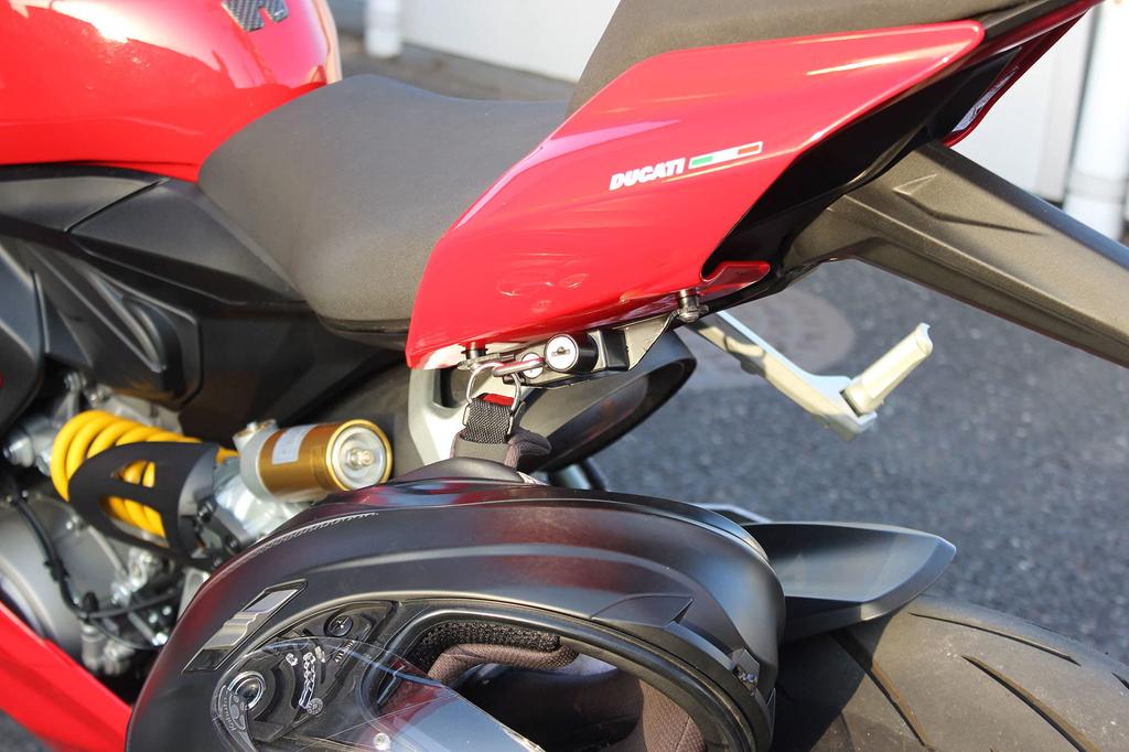 Запчасти для мотоцикла Kijima, замок для шлема, сталь, черная отделка, Panigale V2 HDC-05013