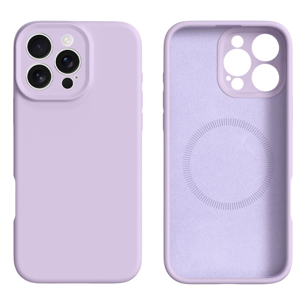 For iPhone 16 Pro Max Case Compatible with MagSafe Precise Cutouts Liquid Silicone Protective Back Cover