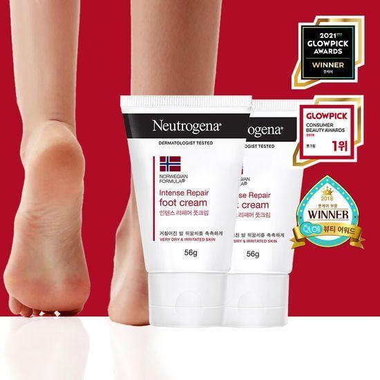 Neutrogena Intense Repair Foot Cream Double Pack (56g+56g) (High Moisture)