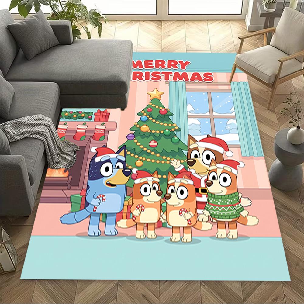 Merry Christmas Celebration Area Rug Suitable for Hallway Playrooms Dormitory Decorate room Antislip Carpet Office home decor