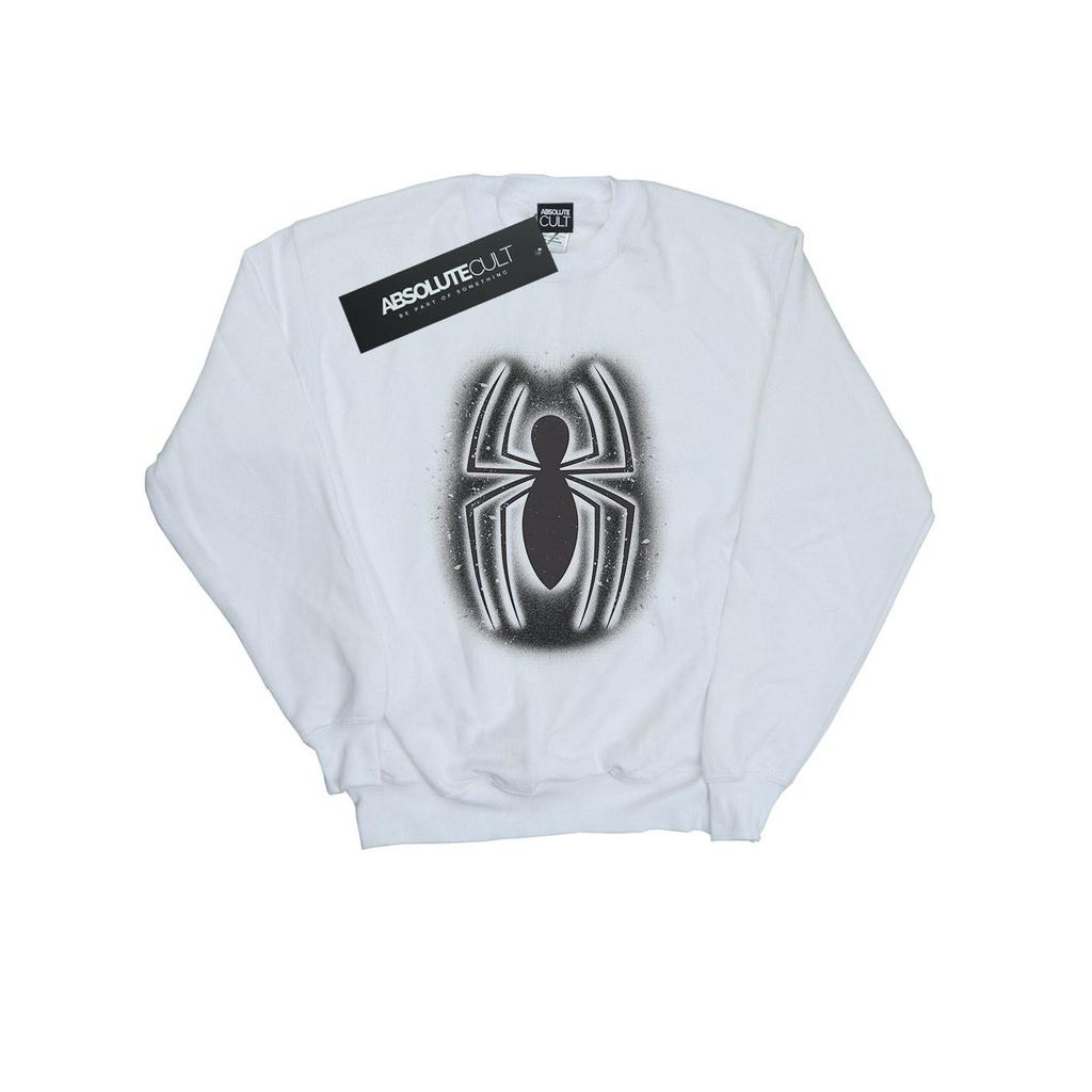 Marvel Mens Spider-Man Graffiti Logo Sweatshirt