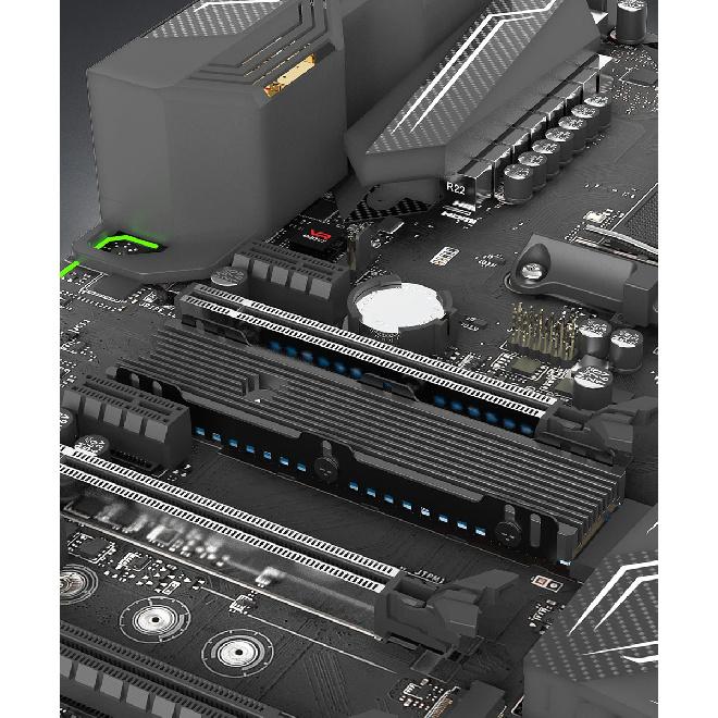 JEYI 22110 SSD Heatsink M.2 NVME Radiator Aluminum Alloy PS5 M.2 PCIE SATA SSD Efficient Radiator with Thermal Silicone pad