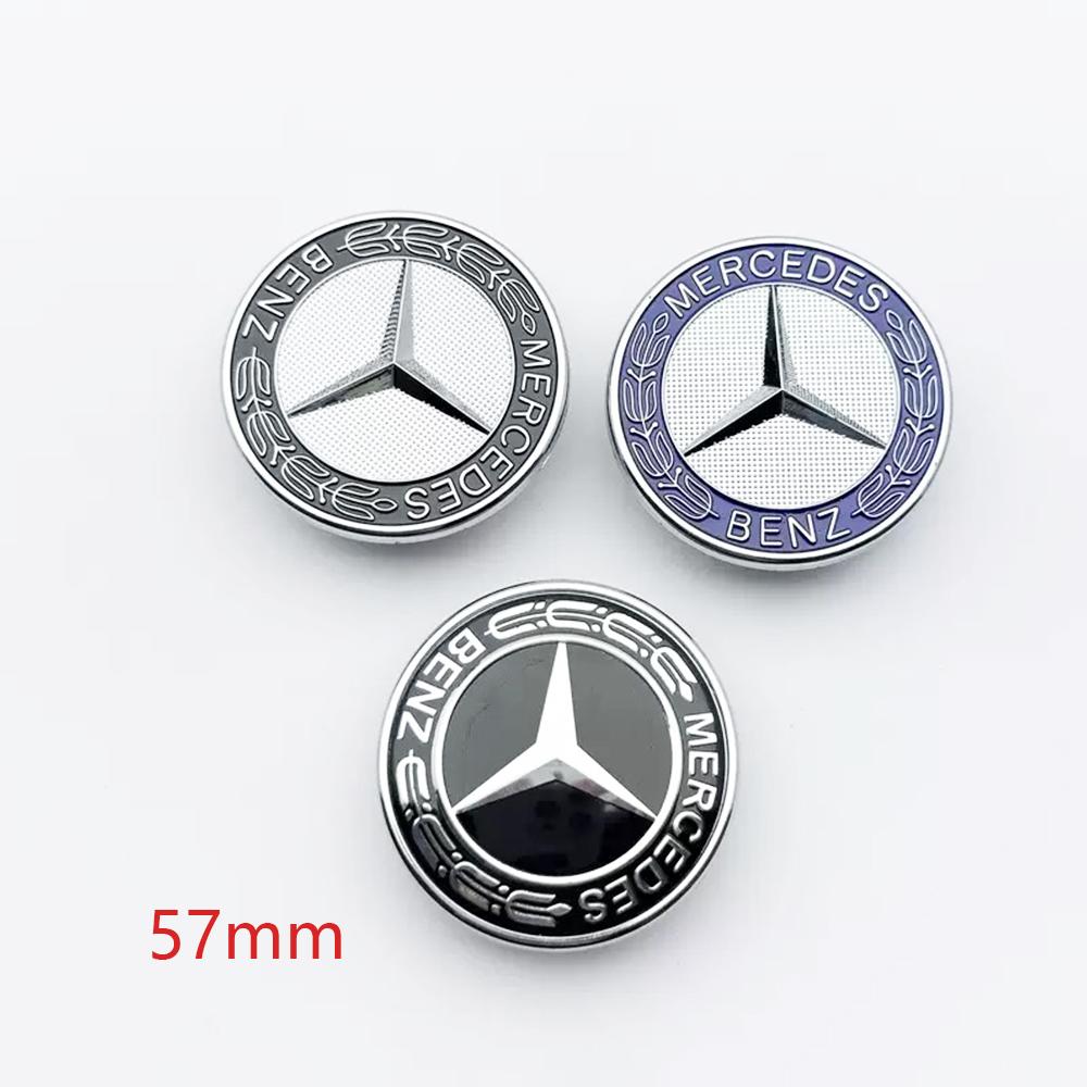 1 шт. 57 мм Значок-эмблема на капот автомобиля Эмблема на капот Для Mercedes Benz AMG W124 W140 W163 W202 W203 W204 W210 W211 W205 A2048170616