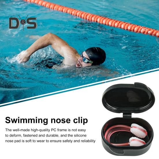 Плавающий зажим для носа, мягкий силиконовый, для занятий водными видами спорта, нескользящий, водонепроницаемый, для дайвинга, душа, подводного плавания, серфинга, зажим для носа для всех возрастов