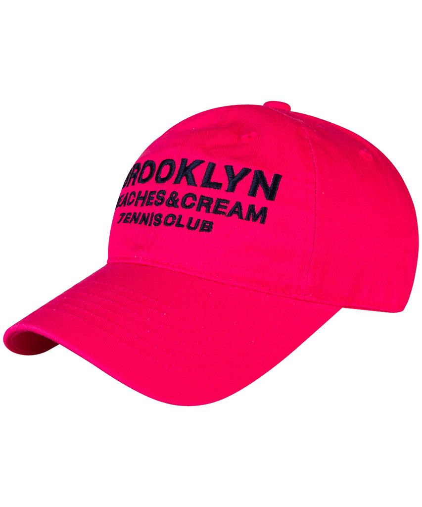 Кепка-бейсболка Bichiseuaenkeulim Brooklyn Tennis Club - Ярко-розовый