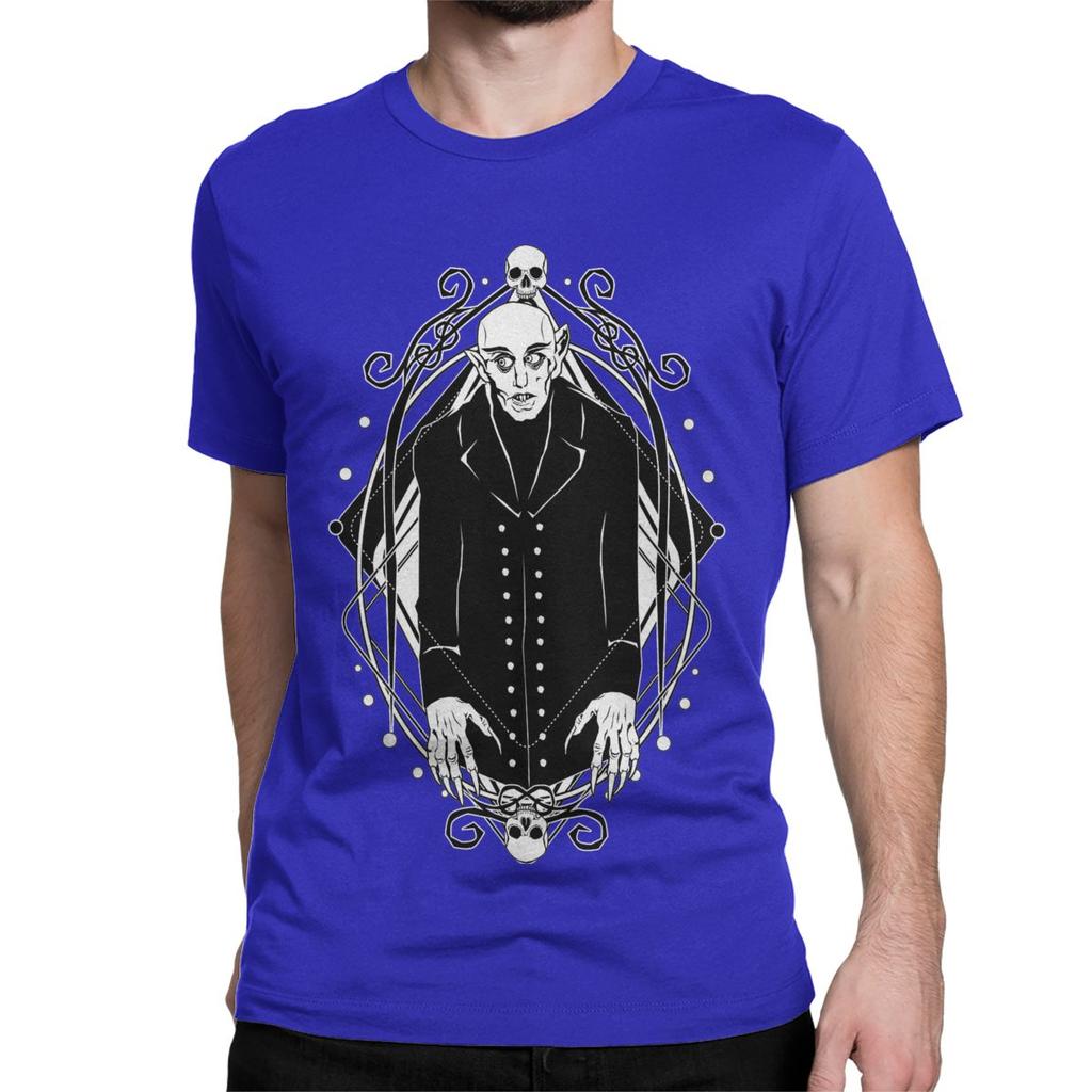 Новинка 1922 Футболка ужасов про вампиров на Хэллоуин для мужчин и женщин, с круглым вырезом, 100% хлопок, футболки Носферату, топы больших размеров