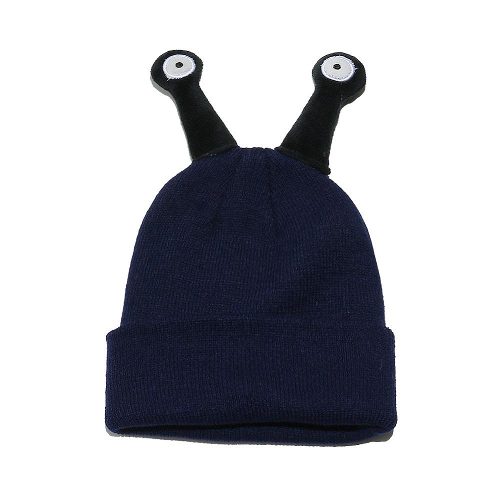 Осень и зима забавная шерстяная шапка щупальца очки вязаная шапка персонализированная шапка-пуловер мужская и женская теплая шапка