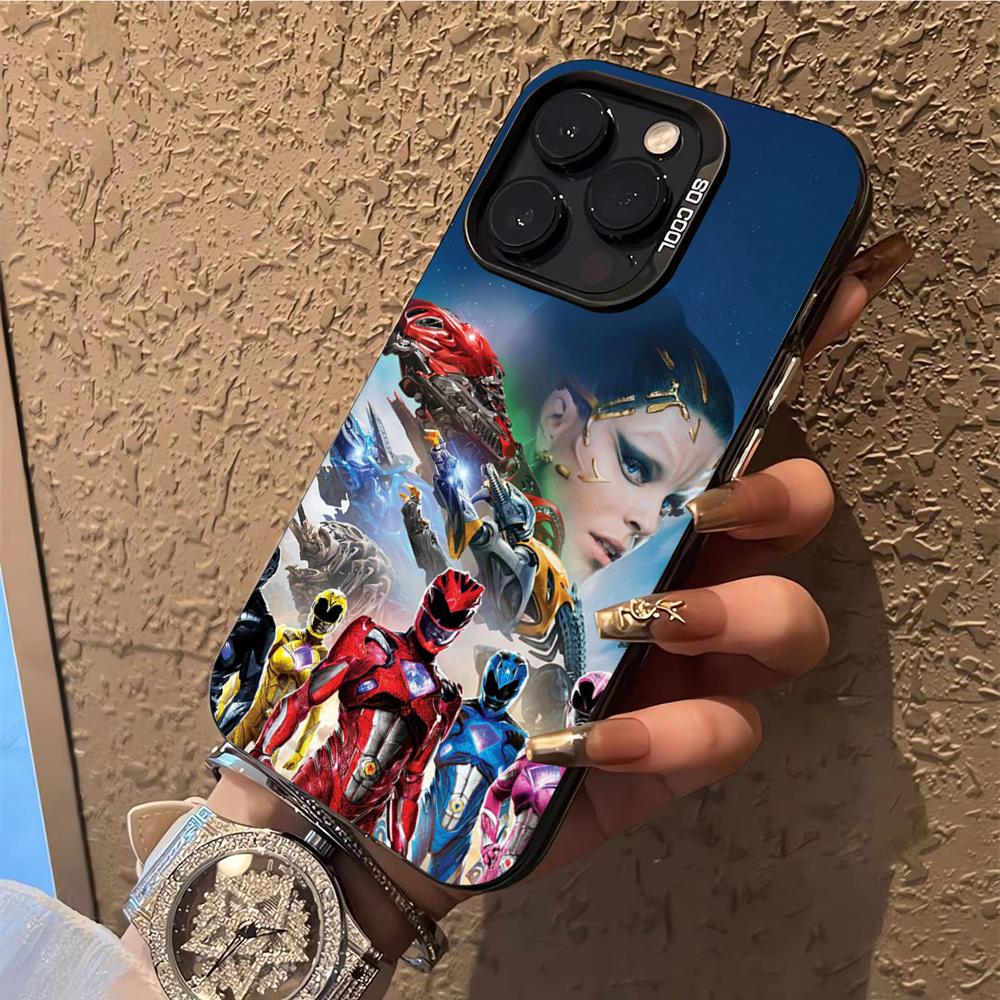 P-PowerS MMPR R-RangerS Чехол для телефона Чехол для iPhone 14 16 15 11 12 13 Pro Max Mini Plus Ударопрочный чехол