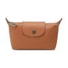 Le Pliage Xtra Однотонная кожаная клатч-сумка Женский клатч Коньяк 34174987504