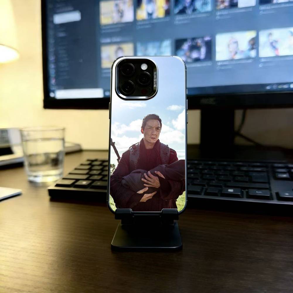 Чехол для телефона Into The B-Badlands для iPhone 17,16,15,14,13,12,11 Plus,Pro Max,XS,Красочная Серебристо-Черная Крышка