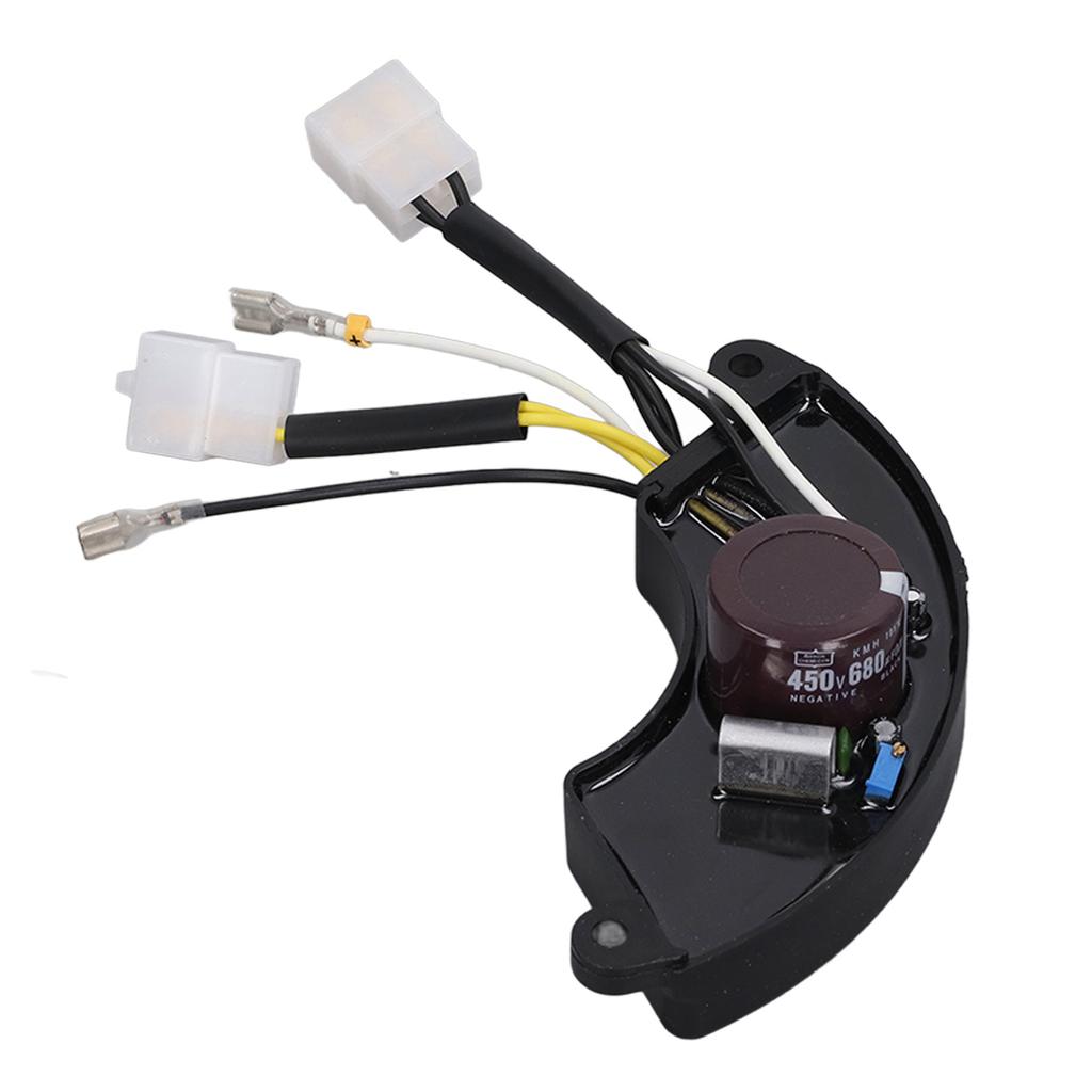 Generator Voltage Regulator 3 Phase 8 Wires ABS Half Moon Style Automatic Voltage Regulator with