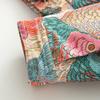Womens Casual Printed Stand Collar Single Breasted Loose Fit Jacket 2026