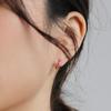 JUDY AND PAUL [14K GOLD] Cutting Body Point Basic Rose Gold Ring Earrings