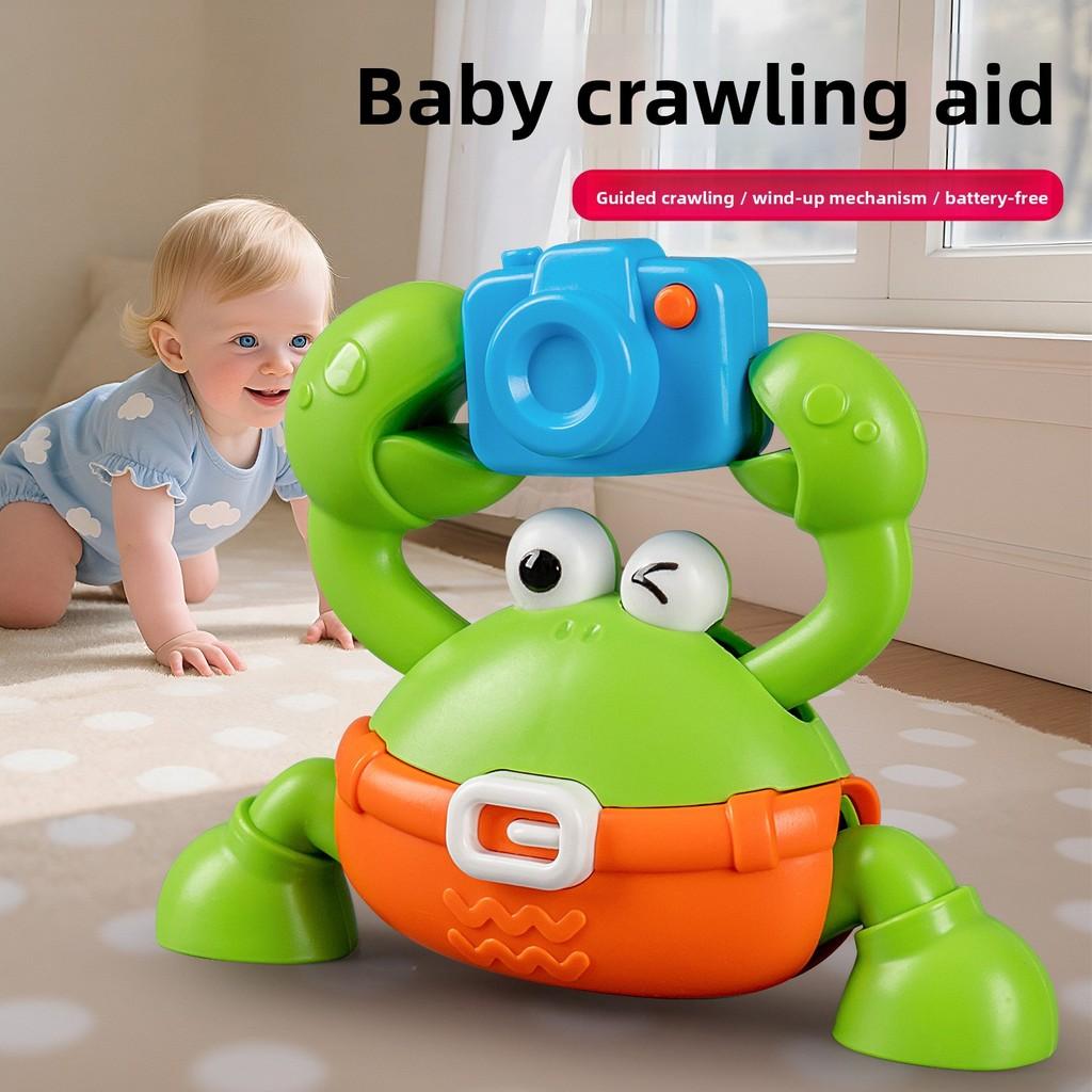Игрушка для ползания с механическим крабом для развития и моторики малыша