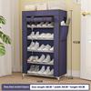 Multilayer Nonwoven Shoes Storage Cabinet Dust-proof Shoe Rack Storage Rack Space-saving Dustproof Shelf For Home Corridor