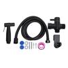 Toilet Bidet Sprayer Hole Free 304 Stainless Steel Pressurized Nozzle Bidet Spraying Kit for