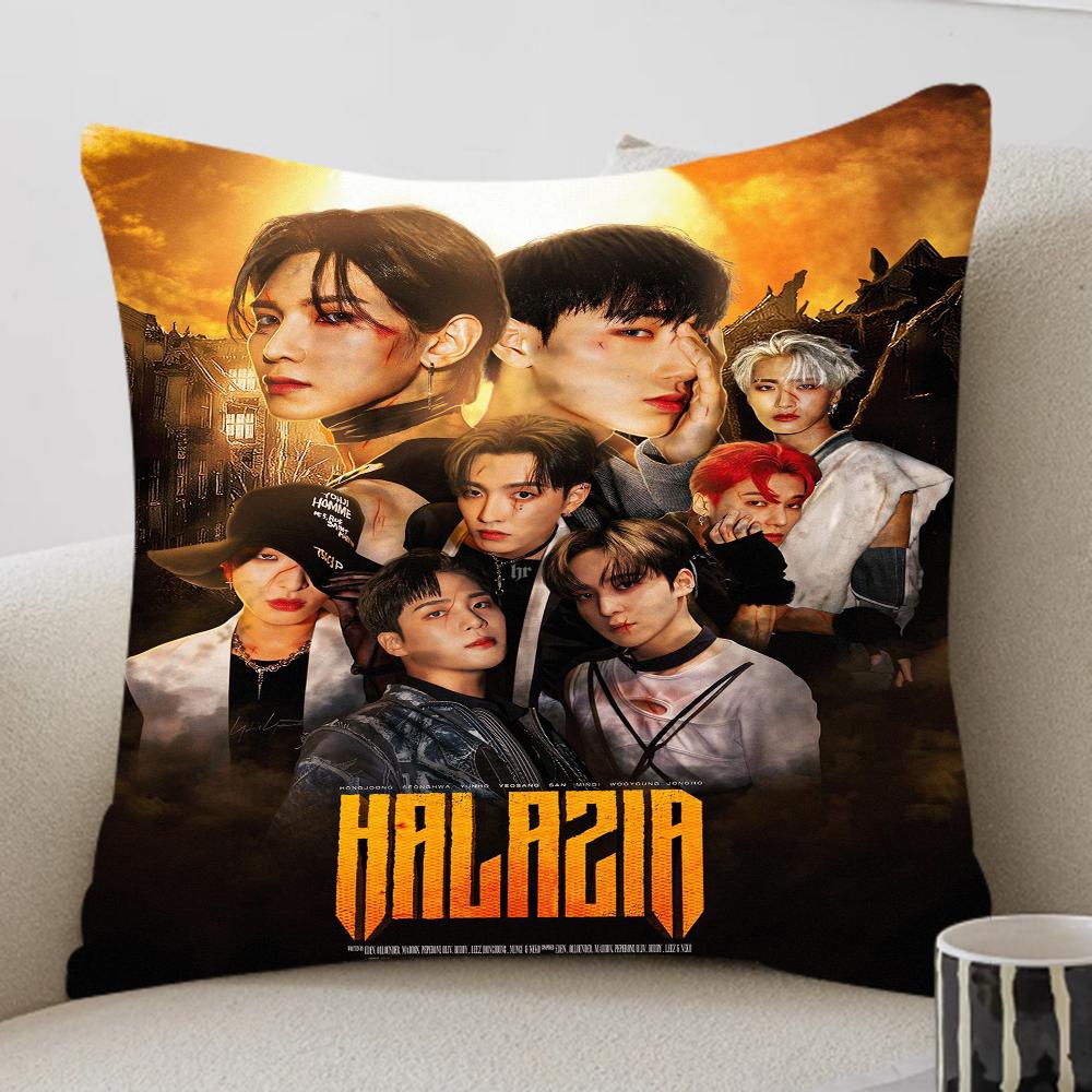 AATEEZZ KPOP Personalized Pillow Cover Kids Bedroom Wild Party Decor Pillowcase Kid Birthday Shower Gift