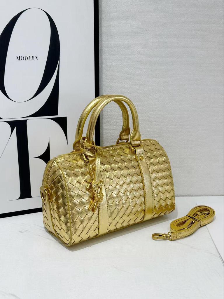 Сумка из плетеной воловьей кожи Diamond, осень/зима 2025 г.: Универсальная сумка для бизнеса, поездок на работу, через плечо и через почтальона