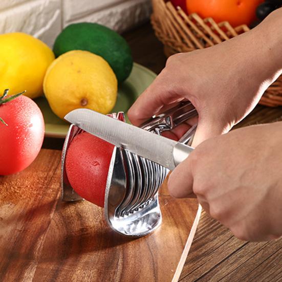 Лимонная ломтерезка, овощерезка для фруктов, инструмент для нарезки, эргономичная конструкция ручки, многоразовые многофункциональные ручные щипцы для фруктов