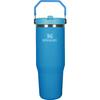 IceFlow Flip Straw Azure Vacuum Insulated Water Perfect for Sports and Warranty Included Japanese 2.0 Tumbler, 0.88L, Bottle, Outdoors,