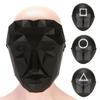 Geometric Pattern Cosplay Masque Full Face Masque with Mesh Adjustable Straps One Size Adult Masque for Costume Parties Cosplay