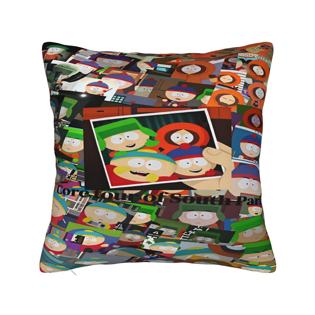 Pillow Cover S-south Anime P-park   Funny Pillow Case For Chair Sofa Home Decor Pillowcases